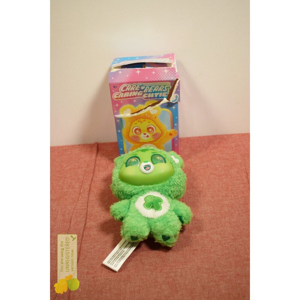 Care Bears Surprise Reveal Caring Cuties Plush Good Luck Bear